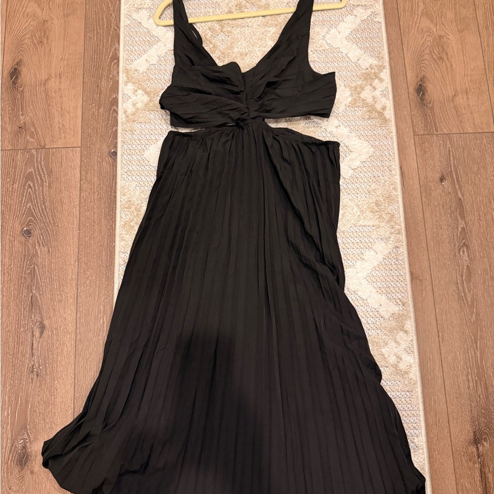 Amazon Essentials Black Asymmetrical Dress